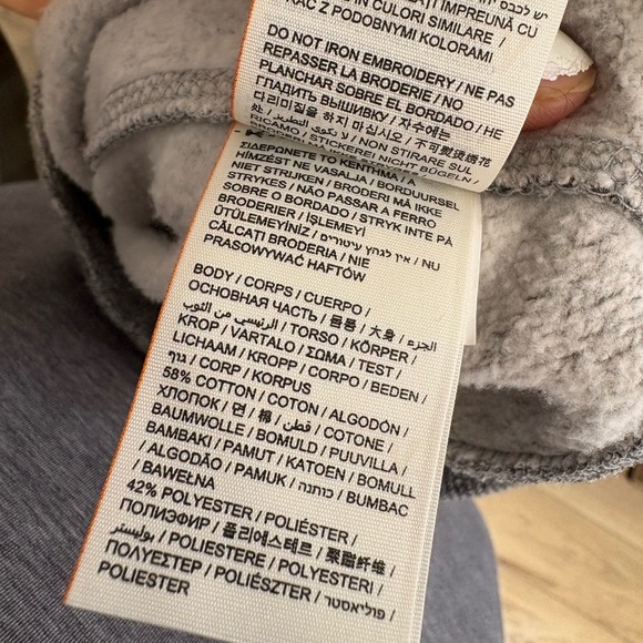 NWOT- WOMANS SUPERDRY ORANGE LABEL ELITE ZIP UP HOODIE - Picture 9 of 9